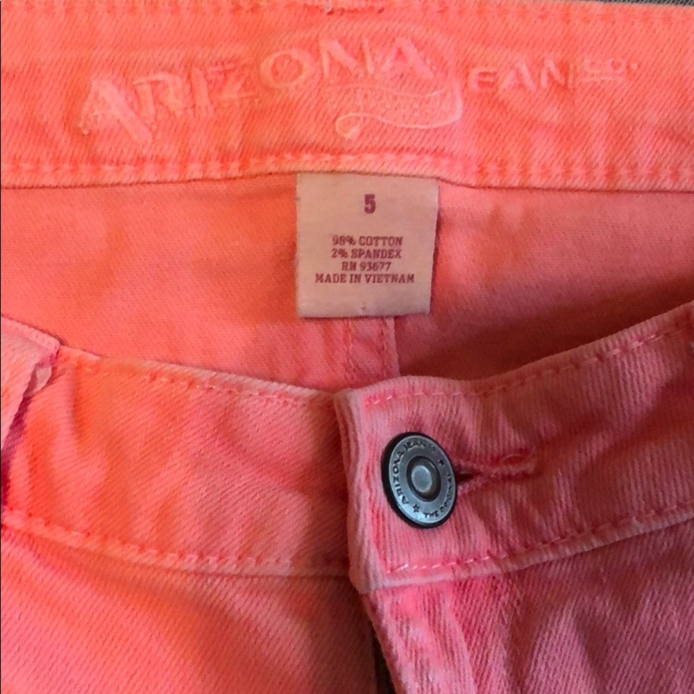 Arizona coral skinny jeans